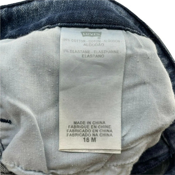 Levi’s Co. Jeans Women's Sz 16 M Blue Medium Wash Bootcut Mid Rise Stretch Denim - Picture 9 of 10